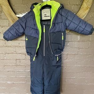💙 3T Toddler Snow suit 2pc❄️double layer pants! No wear/tear!! Like new!